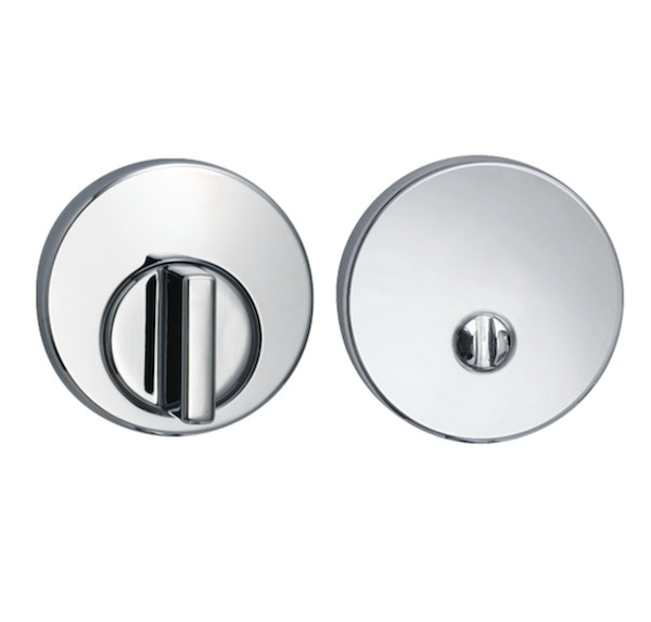 内部ドア用　間仕切錠（クローム）