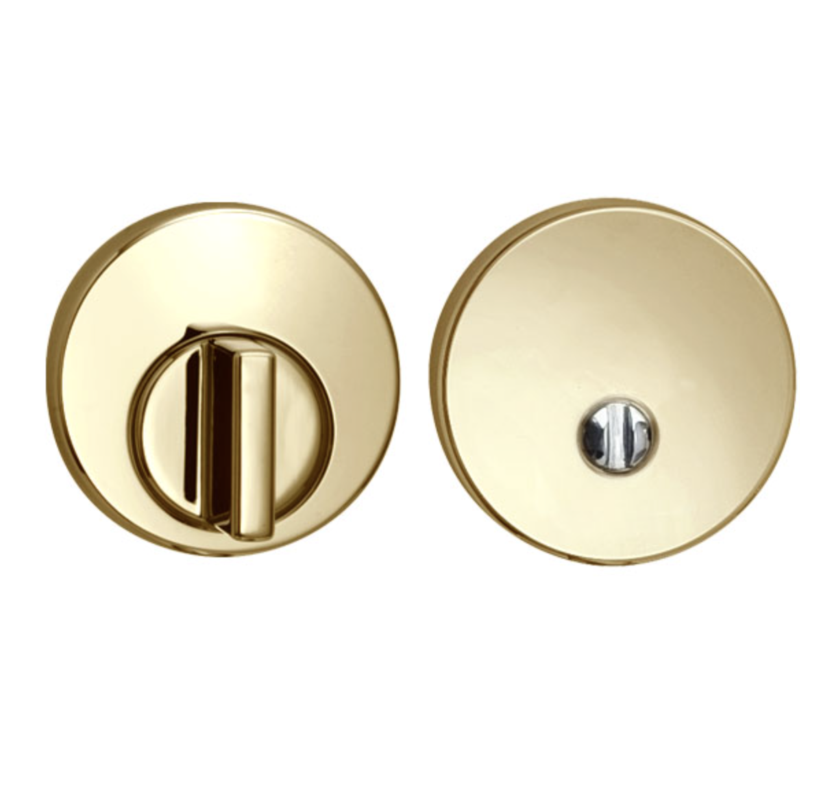 内部ドア用　間仕切錠（ゴールド）