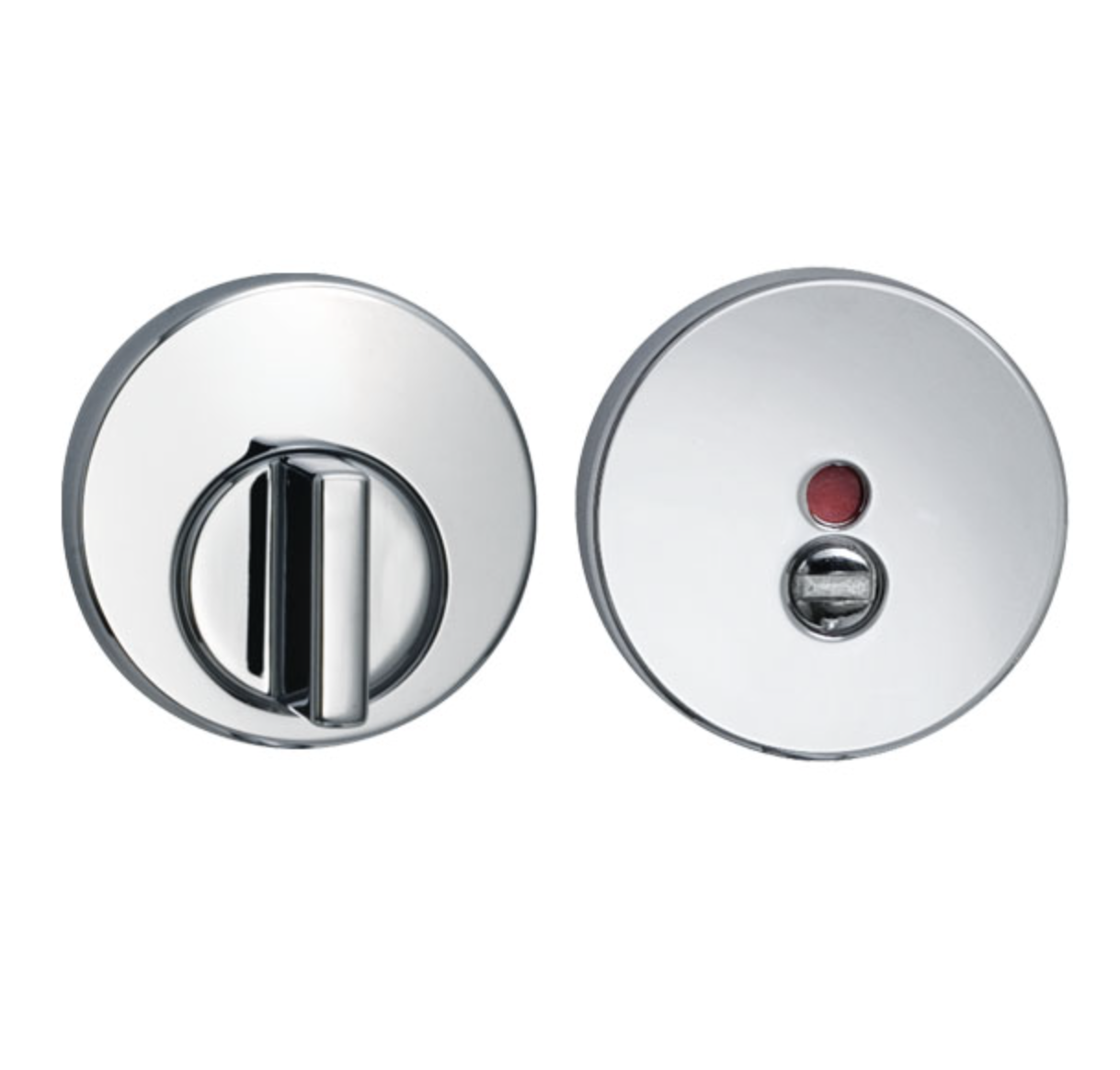 内部ドア用　表示錠（クローム）