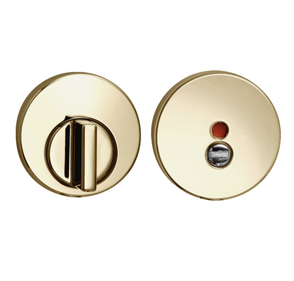 内部ドア用　表示錠（ゴールド）