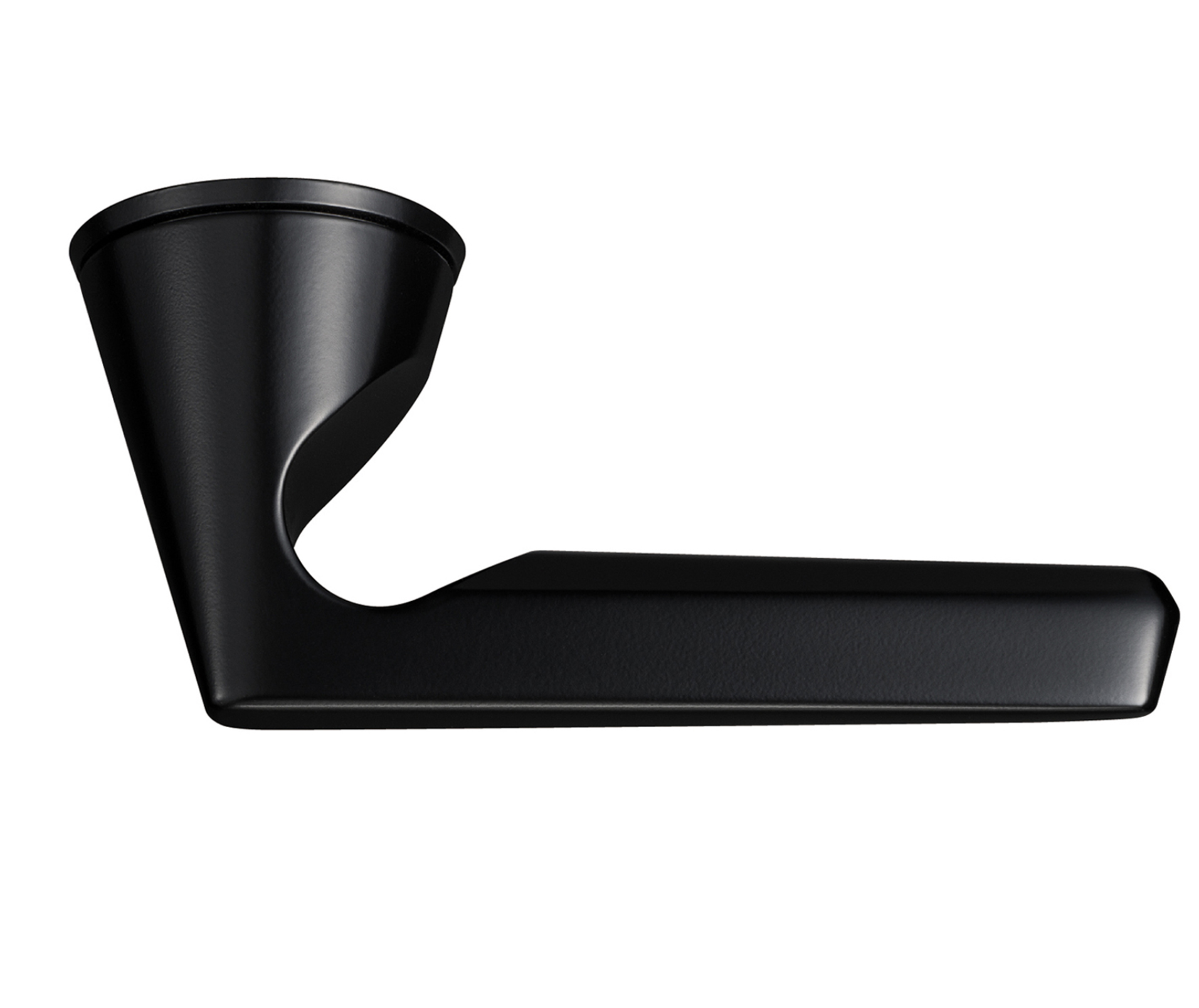 玄関ドアハンドル　146L-CA205-マットブラック