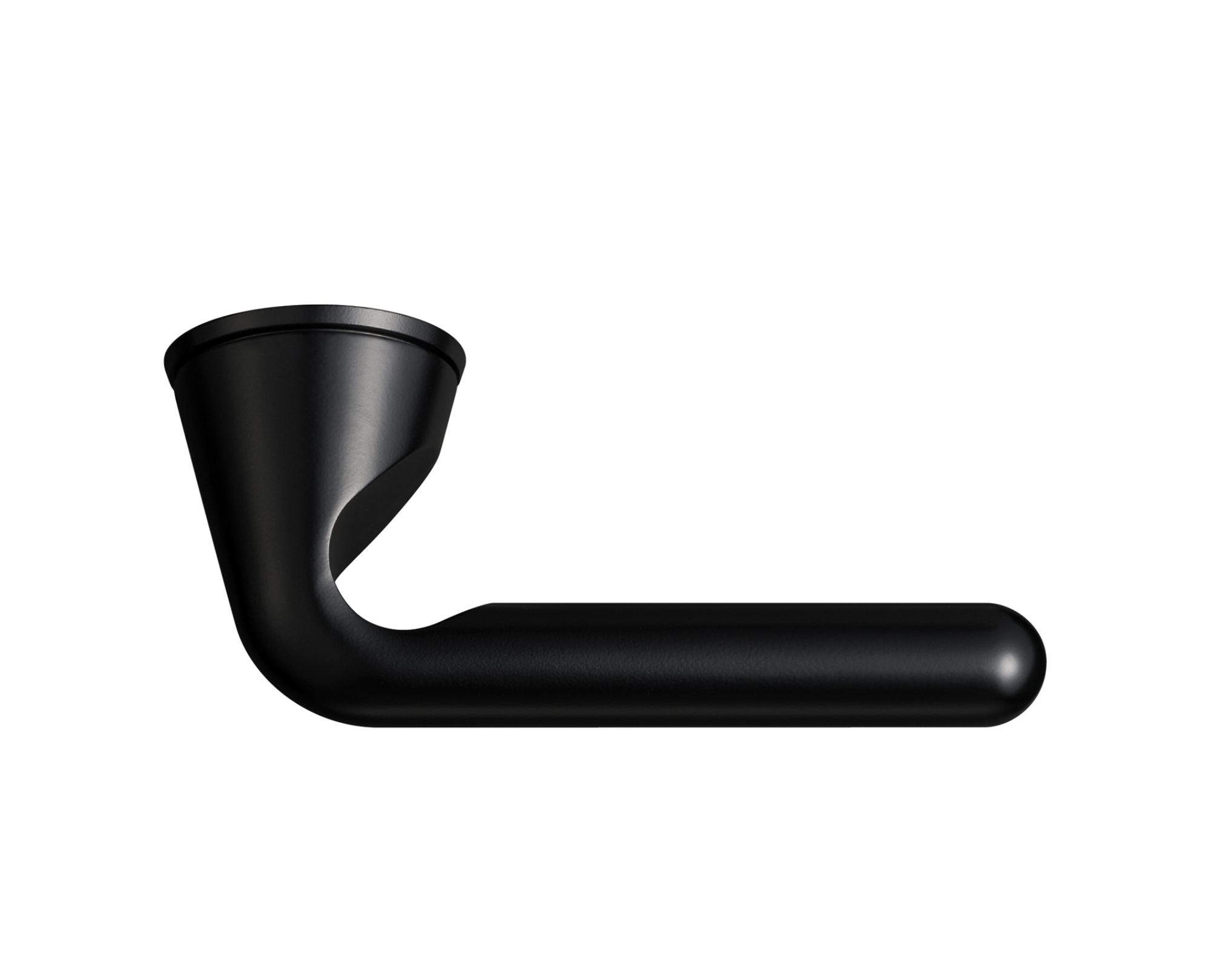 玄関ドアハンドル　148L-CA205-マットブラック