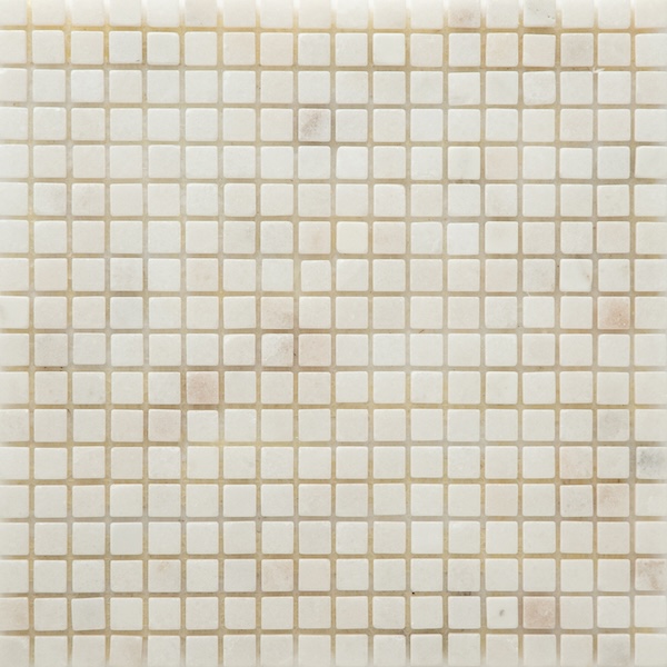 大理石モザイク　マーブルホワイト　0.09㎡／シート