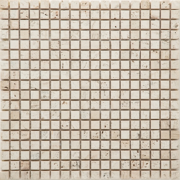 大理石モザイク　トラバーチン　0.09㎡／シート