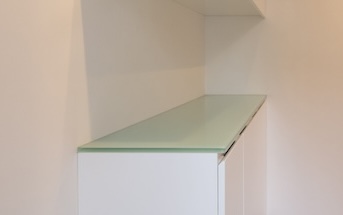 GT下駄箱　1230　ガラス天板