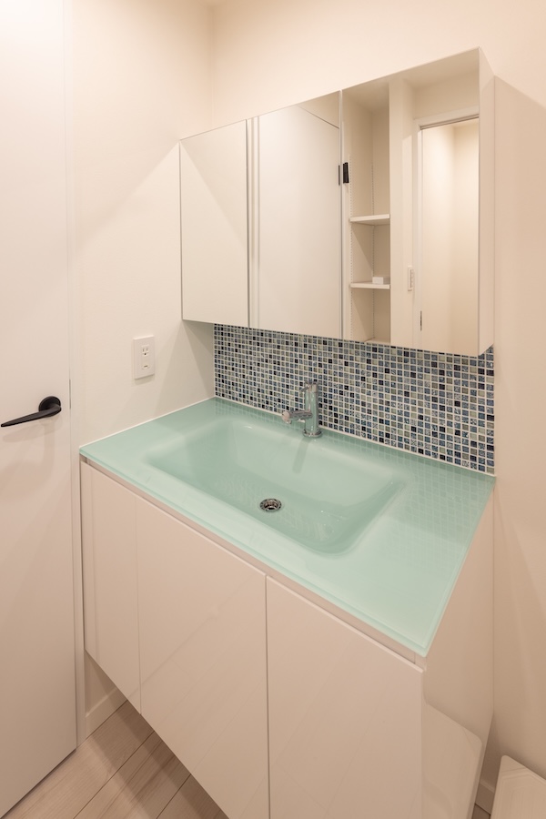 GT洗面台　900　ガラスボウル