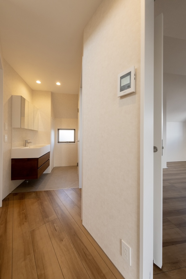 IT洗面台　900　キャビネット　ウォルナット