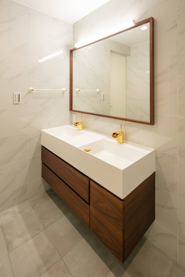 IT洗面台　1200　キャビネット　ウォルナット