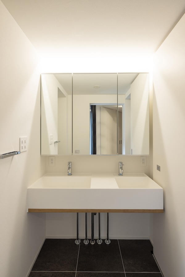 IT洗面台　900　ボウル（水栓穴なし）