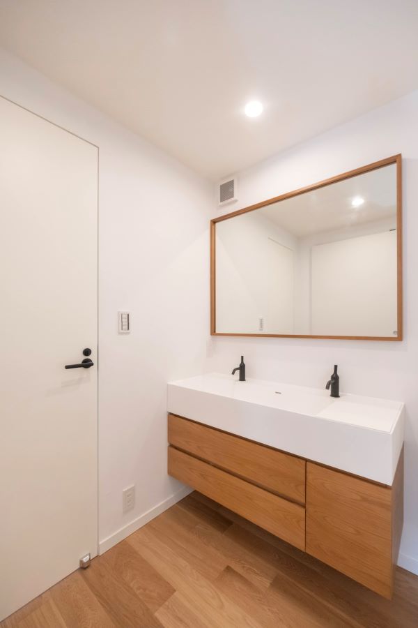 IT洗面台　1200　ミラー　オーク